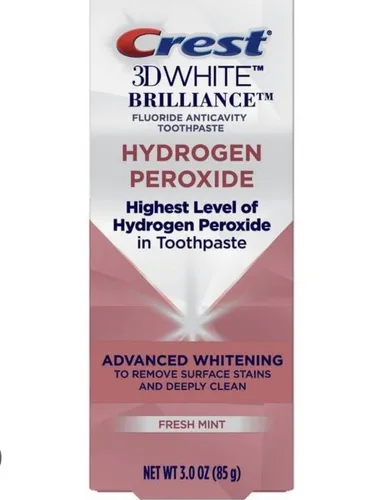 Crest Crest 3D White Brilliance Hydrogen Peroxide Toothpaste (Pasta do zębów)