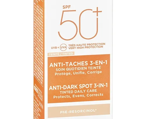 Vichy Capital Soleil, Anti-dark Spot 3-in-1 Tinted Daily Care SPF 50+ (Krem koloryzujący przeciw przebarwieniom) - 3