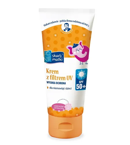 Skarb Matki Krem z filtrem UV na lato dla niemowląt i dzieci od ukończenia 1 miesiąca życia SPF50