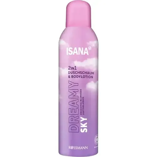 Isana Dreamy Sky, 2 in 1  Duschschaum & Bodylotion (Pianka i balsam pod prysznic)