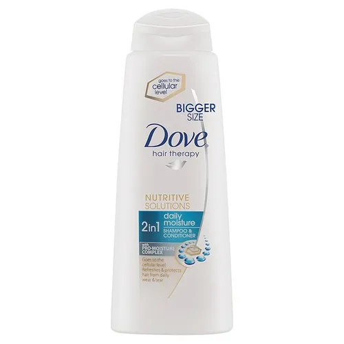 Dove Hair Therapy, Daily Moisture Shampoo 2 in 1 (Szampon z odżywką do codziennego stosowania 2 w 1)