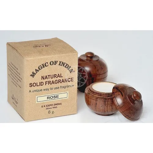 Magic of India Natural Solid Fragrance Rose (Naturalne perfumy w kremie `Róża`)