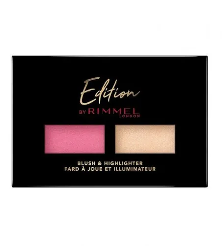 Rimmel Edition by Rimmel, Blush and Higlighter (Paletka do konturowania i rozświetlania) - 1