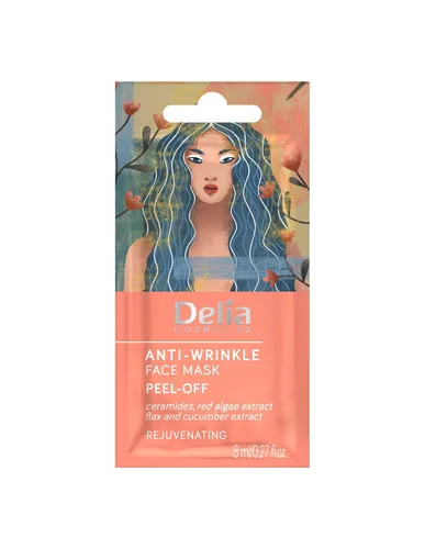 Delia Anti-Wrinkle Peel-Off Face Mask (Przeciwzmarszczkowa maseczka do twarzy)