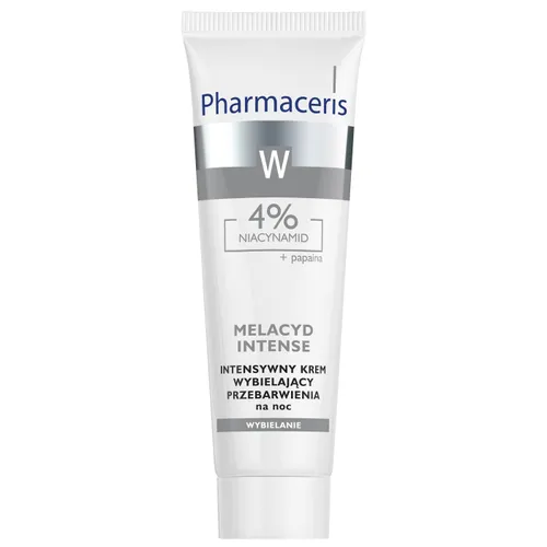 Pharmaceris W, Melacyd Intense, Intensywny krem wybielający przebarwienia na noc