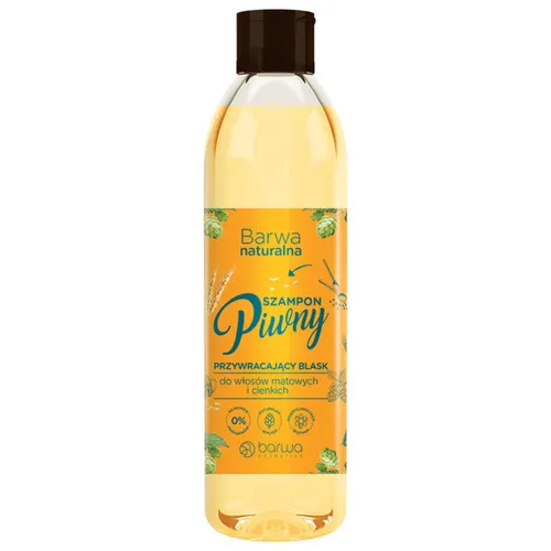 Barwa Naturalna, Szampon piwny dodający blasku z kompleksem witamin - 1