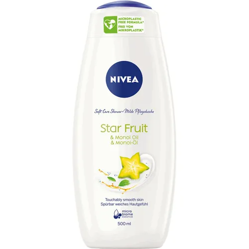 Nivea Soft Care Shower, Star Fruit & Monoi Oil (Pielęgnujący żel pod prysznic `Karambola i olej monoi`)