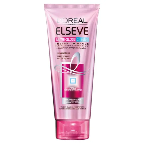L'Oreal Paris Elseve, Nutri - Gloss Cristal, Natychmiastowa kuracja upiększająca