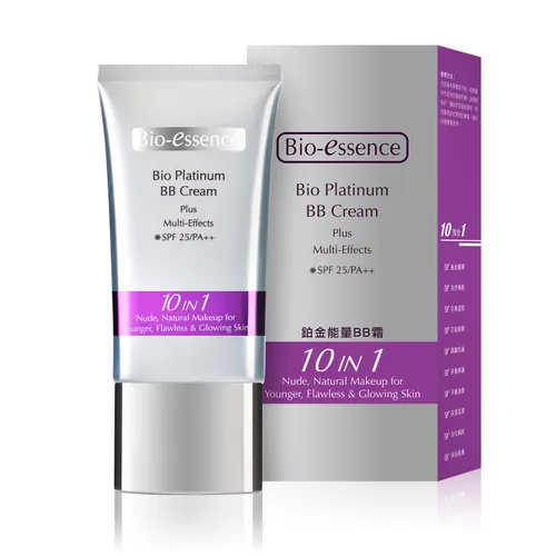 Bio - Essence Bio Platinum BB Cream 10 in 1 SPF 25 PA++ (Wielofunkcyjny BB krem z platyną) - 2