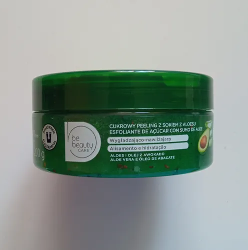 bebeauty Wygładzająco-nawilżający cukrowy peeling z sokiem z aloesu `Aloes i olej z awokado` - 2