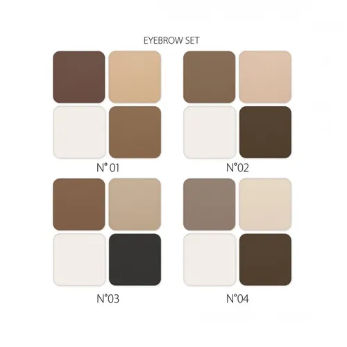 Revers Cosmetics Professional Stylist, Eyebrow Set (Cienie do brwi) - 2
