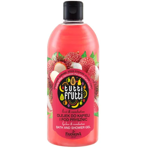 Tutti Frutti Opalizujący olejek do kąpieli `Liczi i rambutan` - 2