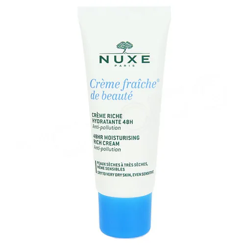 Nuxe Creme Fraiche de Beaute, Creme Riche Hydratante 48h Anti-pollution (Krem nawilżający `48h ochrona przed zanieczyszczeniami`)