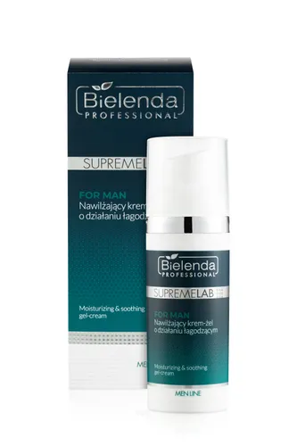 Bielenda Professional SUPREMELAB For Man, Nawilżający krem-żel o działaniu łagodzącym