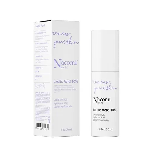 Nacomi Next Lvl, Renew Your Skin, Lactic Acid 10% (Serum do twarzy z 10% kwasem mlekowym)