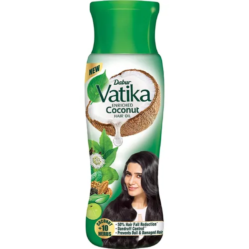 Dabur Vatika, Enriched Coconut Hair Oil (Wzbogacony olej kokosowy do włosów) - 1