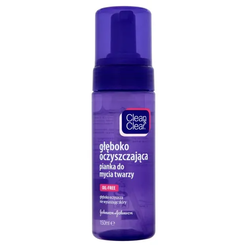 Clean & Clear Głęboko oczyszczająca pianka do mycia twarzy (nowa wersja)