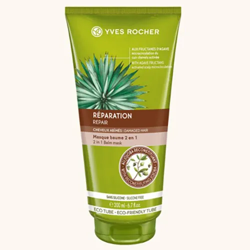 Yves Rocher Reparation, Masque Baume 2 en 1 (Odbudowująca maska z olejkiem jojoba 2 w 1) - 1