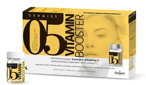 Dermiss 0`5 Vitamin Booster, Restrukturyzująca kuracja z witaminą C