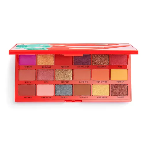 I Heart Revolution Tasty, Chilli Shadow Palette (Paleta 18 cieni do powiek) - 2