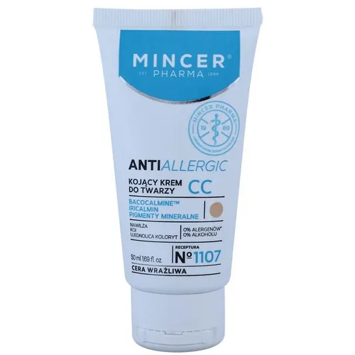 Mincer Pharma AntiAllergic, Kojący krem CC do twarzy No. 1107