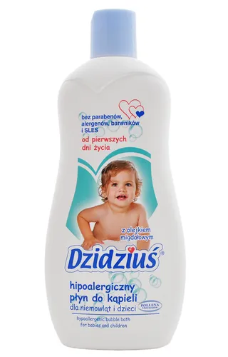Dzidziuś Hipoalergiczny płyn do kąpieli z olejkiem migdałowym - 1