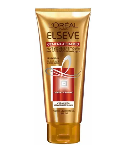 L'Oreal Paris Elseve, Cement - Ceramid, Natychmiastowa kuracja odbudowująca