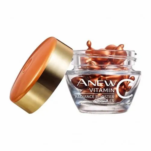 Avon Anew Vitamin C, Radiance Booster Capsules (Odmładzające kapsułki do twarzy ze skoncentrowaną 20% witaminą C)