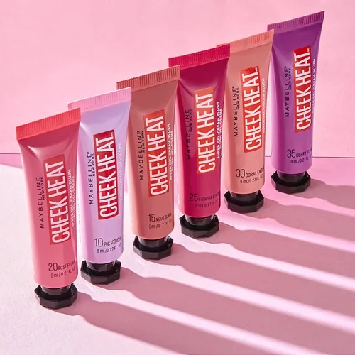 Maybelline New York Cheek Heat Sheer Gel-Cream Blush (Żelowo-kremowy róż do policzków) - 2