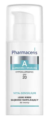 Pharmaceris A, Vita - Sensilium, Lekki krem głęboko nawilżający do twarzy SPF 20 (nowa wersja) - 1