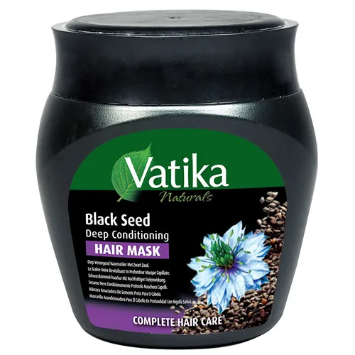 Dabur Vatika, Black Seed, Deep Conditioning Hair Mask (Intensywnie regenerująca maska do każdego rodzaju włosów z czarnuszką) - 2