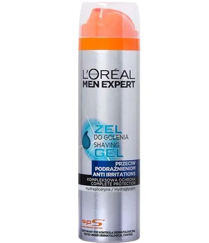 L'Oreal Paris Men Expert, Shaving Gel (Żel do golenia przeciw podrażnieniom)