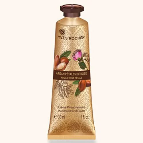 Yves Rocher Argan Petales de Rose Creme Mains Hammam (Krem do rąk `Olejek arganowy i róża`)