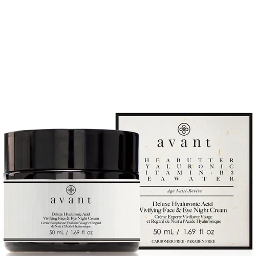 Avant Skincare Deluxe Hyaluronic Acid Vivifying Face and Eye Night Cream (Krem do twarzy i pod oczy na noc)