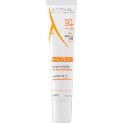 A-Derma Protect, Invisible Fluid SPF 50+ (Fluid nawilżająco-ochronny)