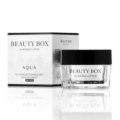 Beauty Box by Klinika La Perla Aqua, Regenerująco-nawilżający krem do twarzy na noc