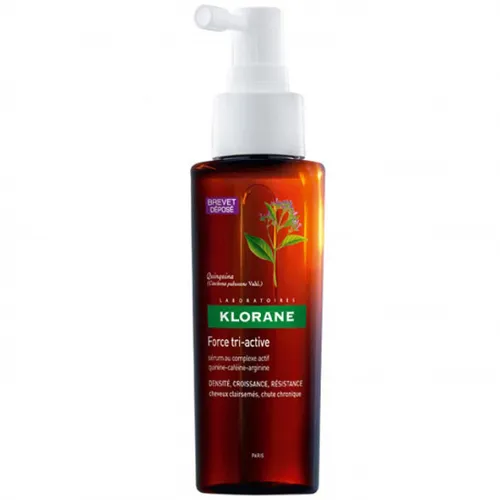 Klorane Quinquina, Serum Force Tri - Active (Serum poprawiające gęstość włosów) - 2