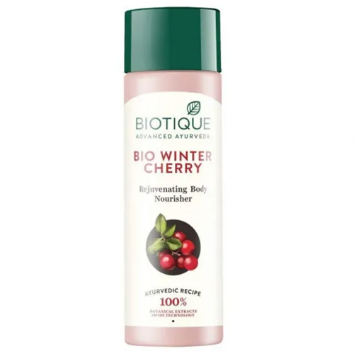 Biotique Bio Winter Cherry, Rejuvenating Body Nourisher (Odżywczo-nawilżający balsam do ciała bio)