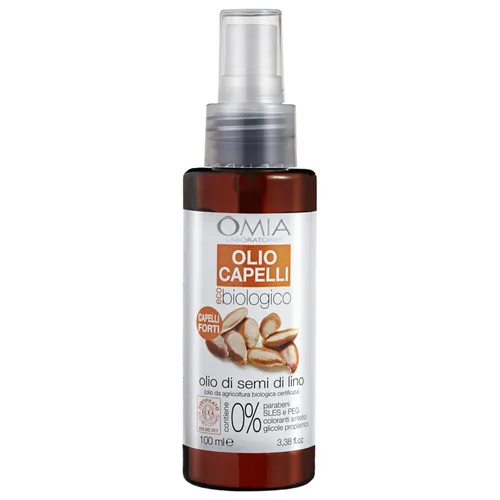 Omia Laboratoires Olio Capelli di Semi di Lino (Olej - spray do włosów z olejkiem z siemienia lnianego)