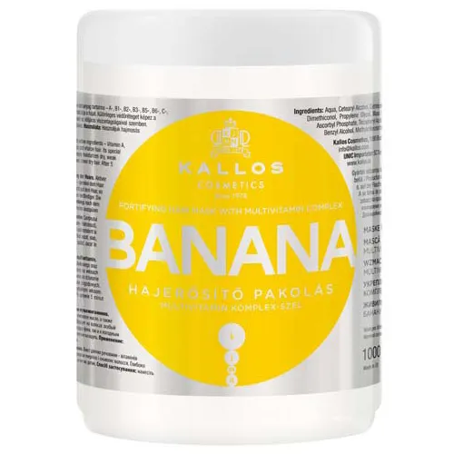 Kallos KJMN, Banana, Maska z ekstraktem banana