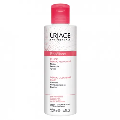 Uriage Roséliane, Fluide Dermo-Nettoyant (Mleczko do demakijażu cery naczynkowej)
