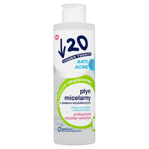 Under Twenty Anti! Acne, Płyn micelarny o działaniu antybakteryjnym