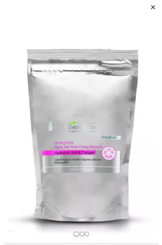 Bielenda Professional Face Program, Firming Face Algae Gel Mask Cherry Blossom (Ujędrniająca maska algowo-żelowa `Kwiat wiśni`)