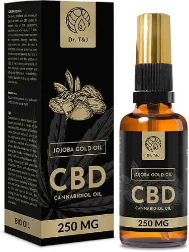 Dr. T & J Jojoba Gold Oil CBD Cannabidiol Oil (Naturalny olej jojoba CBD)