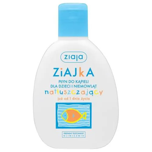 Ziaja Ziajka, Płyn do kapieli dla dzieci i niemowląt natluszczający (stara wersja)