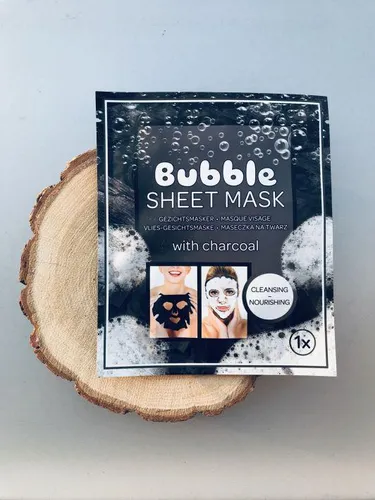Action Bubble Sheet Mask with Characoal (Maseczka do twarzy w płachcie z węglem) - 1