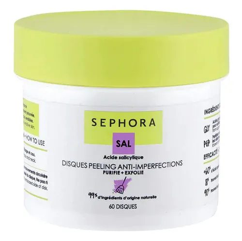 Sephora Collection, SAL Clarifying Peel Pads (Płatki złuszczająco oczyszczjące)