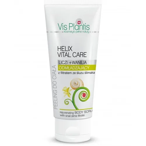 Vis Plantis Helix Vital Care, Kremowy peeling odmładzający do ciała `Liczi + Wanilia + Poly-Helixan` - 2