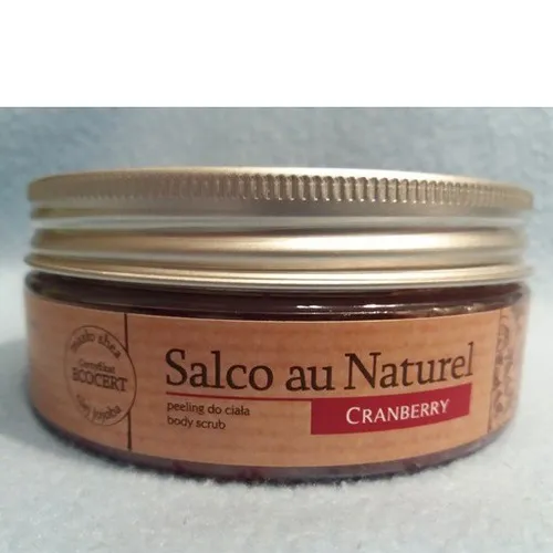 Salco au Naturel Cranberry Peeling (Peeling solny z drobinkami żurawiny)
