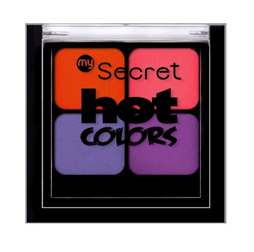 My Secret Hot Colors Shadow Palette (Paleta czterech cieni do powiek)